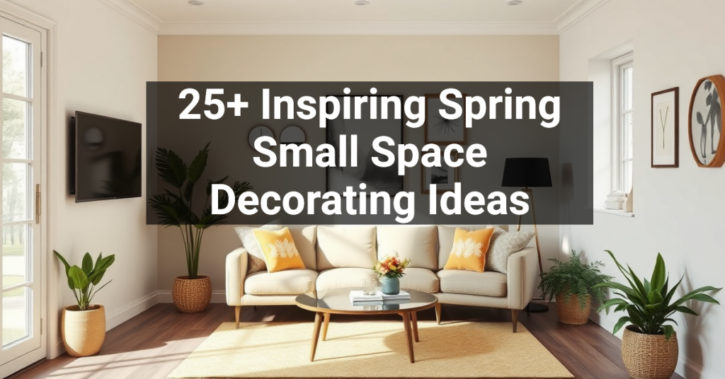 25+ Inspiring Spring Small Space Decorating Ideas