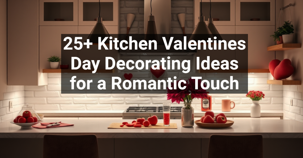 25+ Kitchen Valentines Day Decorating Ideas for a Romantic Touch