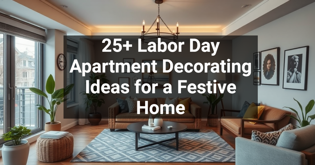 25+ Labor Day Apartment Decorating Ideas for a Festive Home