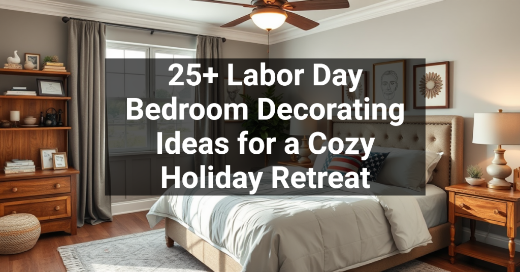 25+ Labor Day Bedroom Decorating Ideas for a Cozy Holiday Retreat