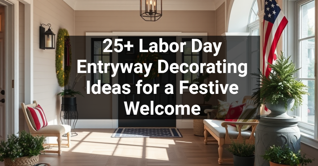 25+ Labor Day Entryway Decorating Ideas for a Festive Welcome