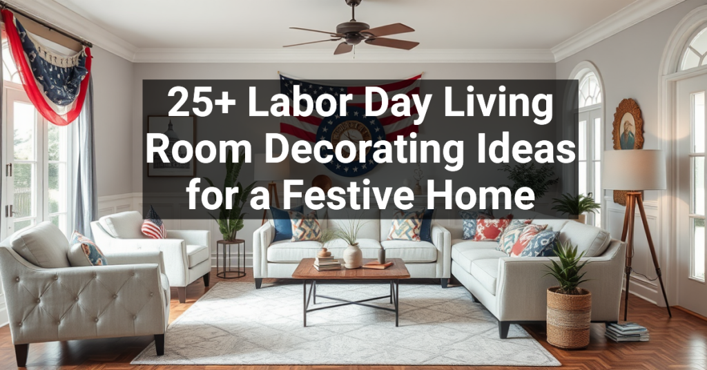 25+ Labor Day Living Room Decorating Ideas for a Festive Home