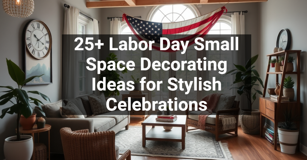 25+ Labor Day Small Space Decorating Ideas for Stylish Celebrations