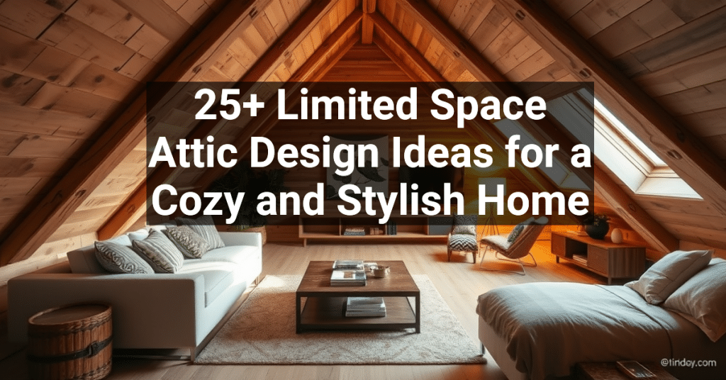 25+ Limited Space Attic Design Ideas for a Cozy and Stylish Home