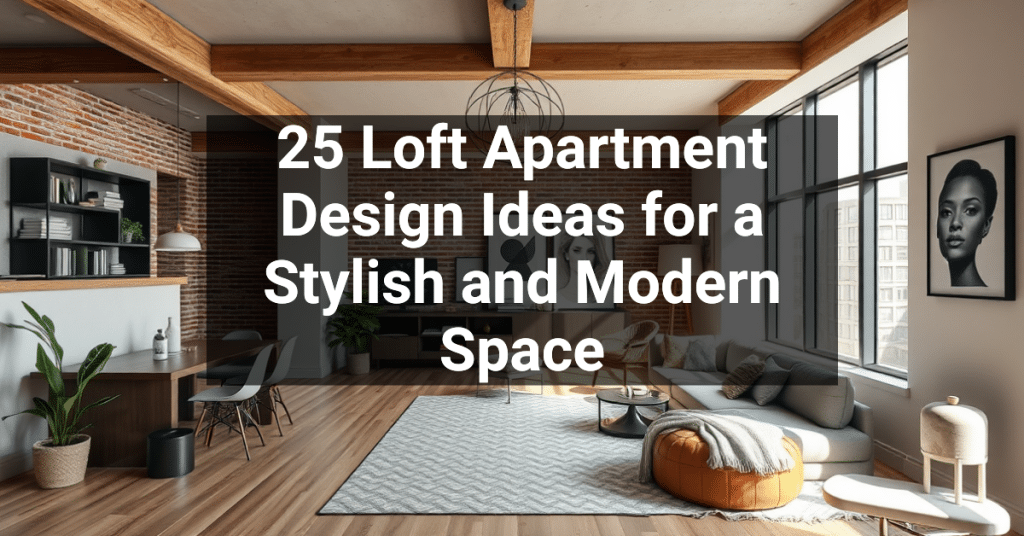 25 Loft Apartment Design Ideas for a Stylish and Modern Space