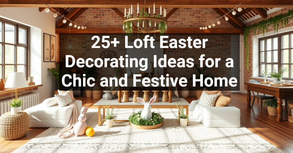 25+ Loft Easter Decorating Ideas for a Chic and Festive Home