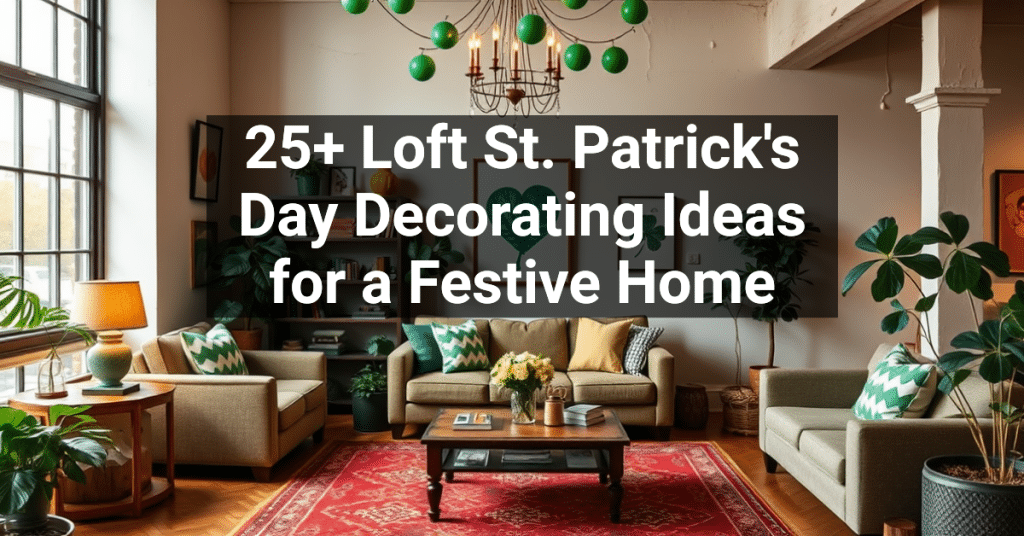 25+ Loft St. Patrick's Day Decorating Ideas for a Festive Home