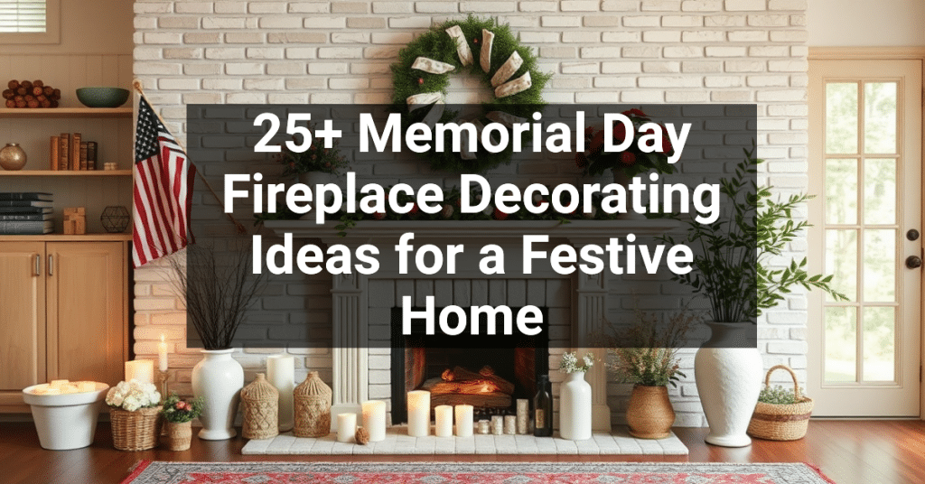 25+ Memorial Day Fireplace Decorating Ideas for a Festive Home