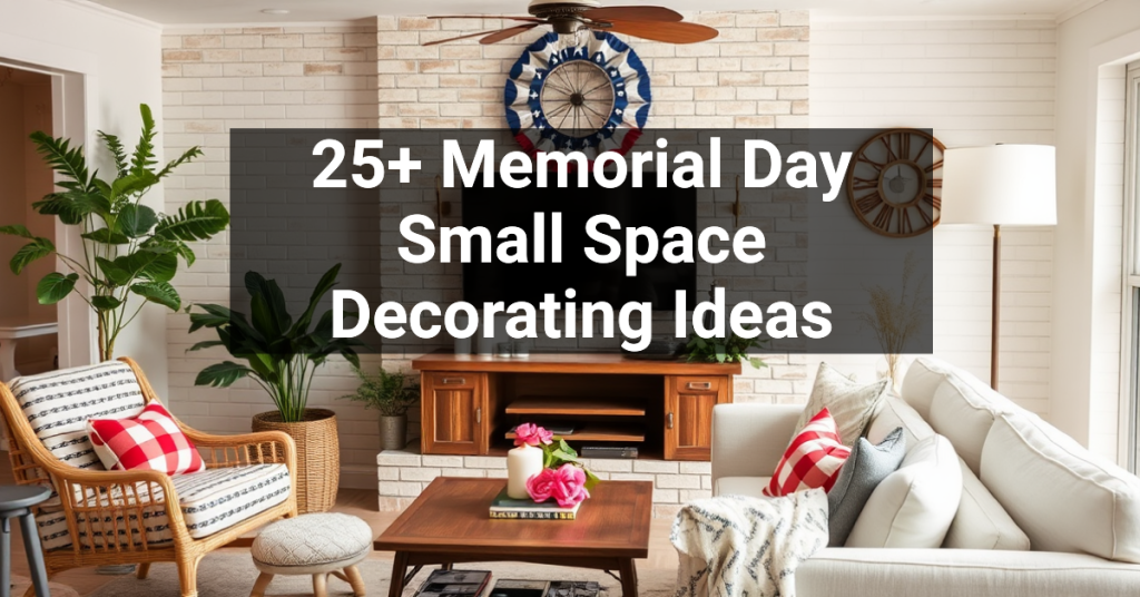 25+ Memorial Day Small Space Decorating Ideas