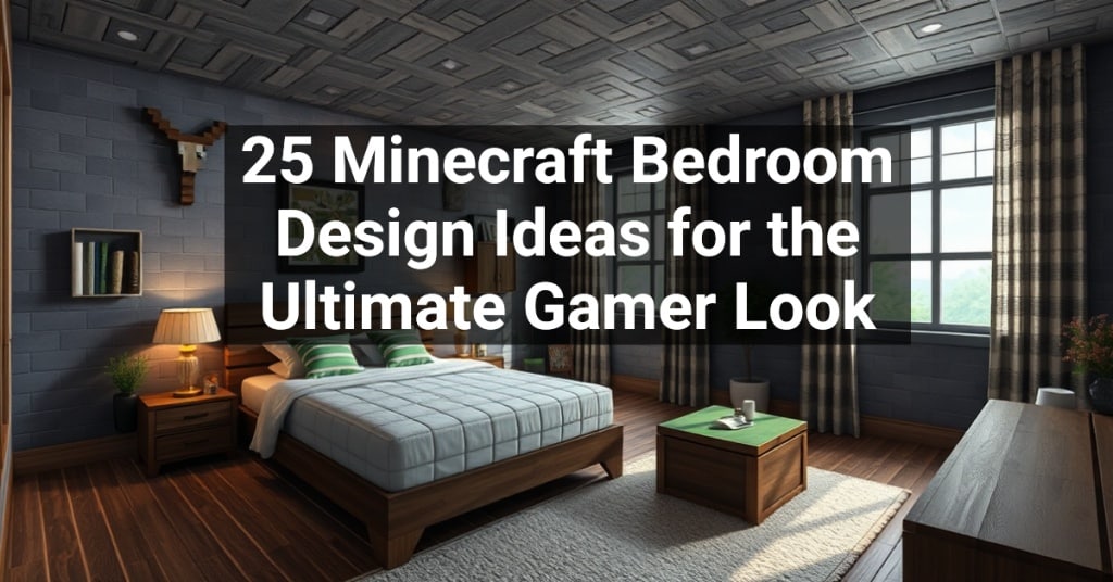 25 Minecraft Bedroom Design Ideas for the Ultimate Gamer Look