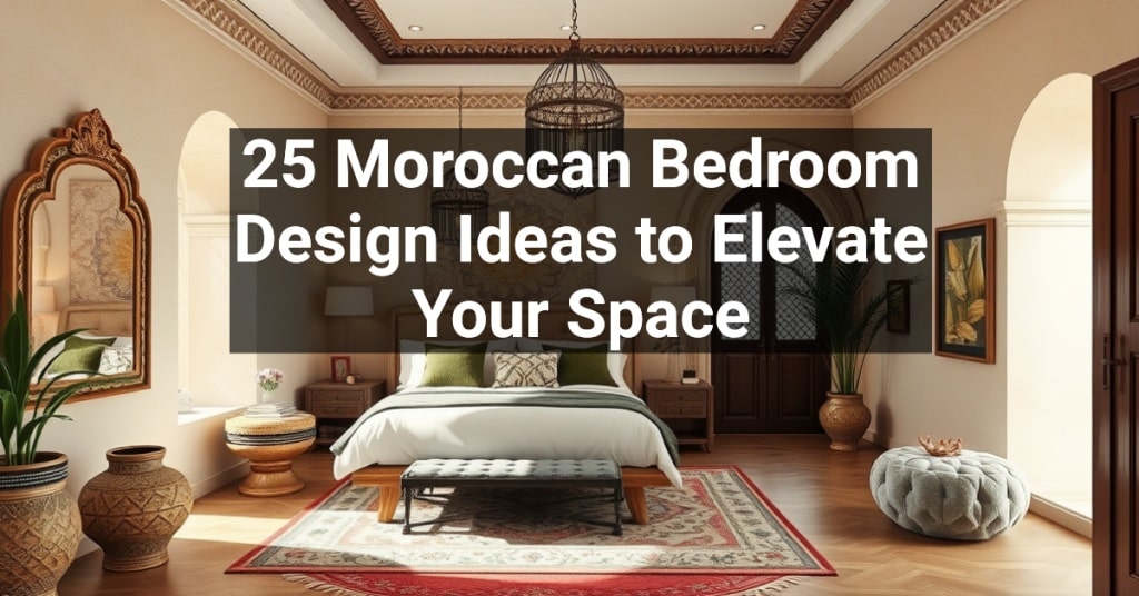 25 Moroccan Bedroom Design Ideas to Elevate Your Space