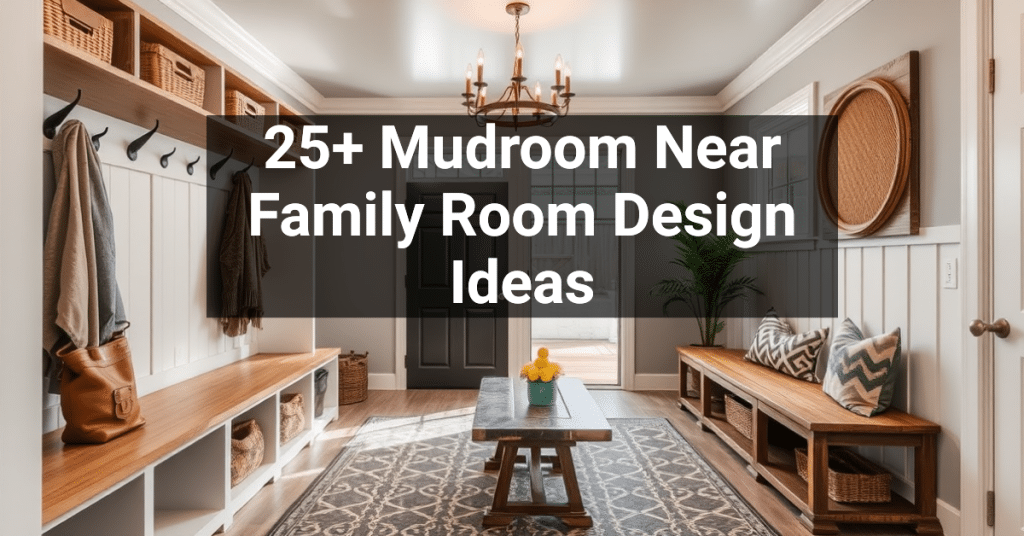 25+ Mudroom Near Family Room Design Ideas