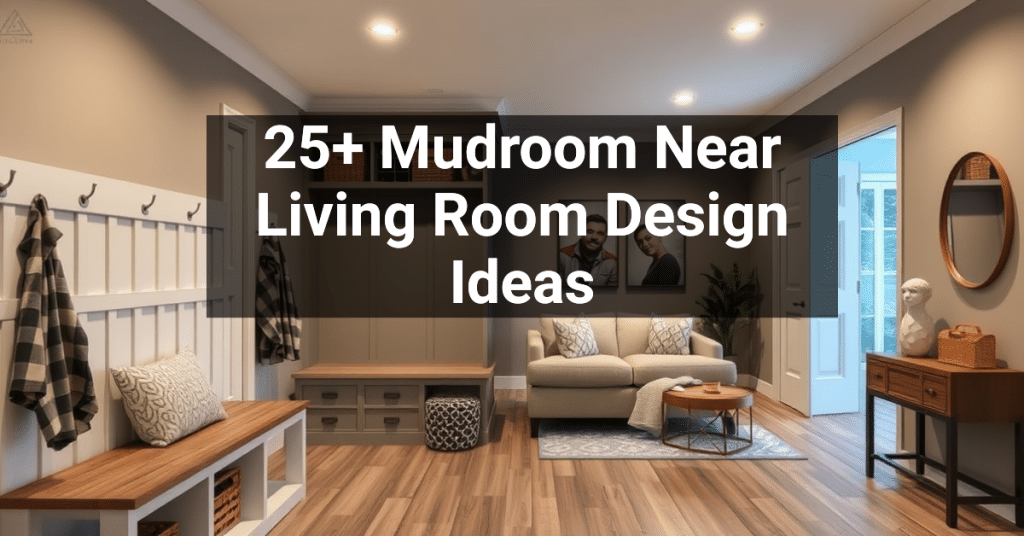 25+ Mudroom Near Living Room Design Ideas