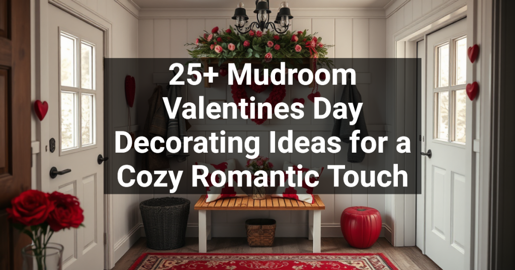 25+ Mudroom Valentines Day Decorating Ideas for a Cozy Romantic Touch