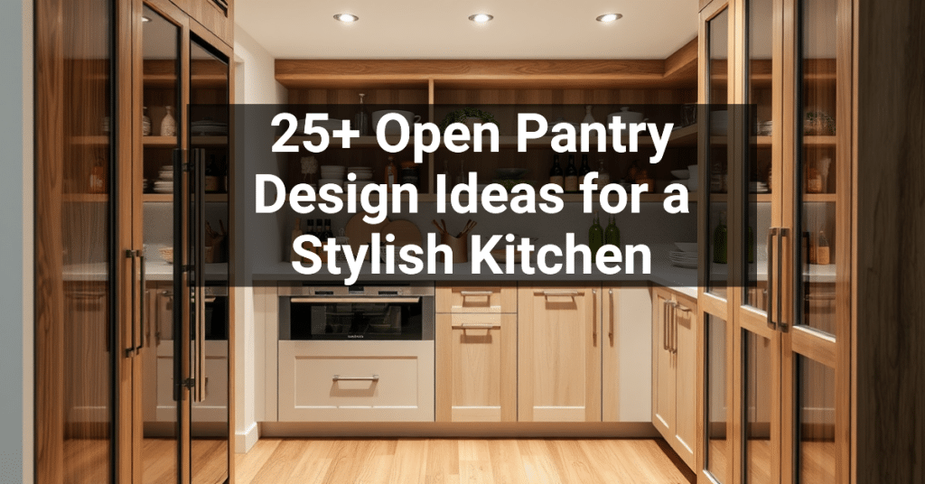 25+ Open Pantry Design Ideas for a Stylish Kitchen