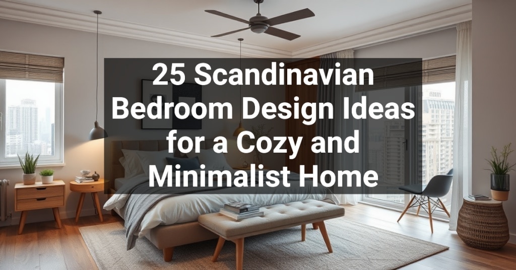 25 Scandinavian Bedroom Design Ideas for a Cozy and Minimalist Home