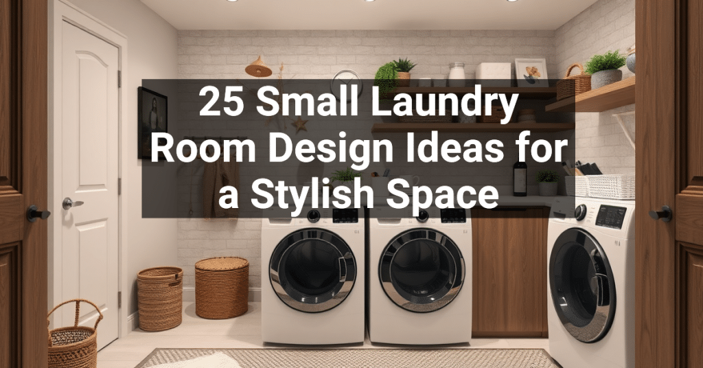 25 Small Laundry Room Design Ideas for a Stylish Space