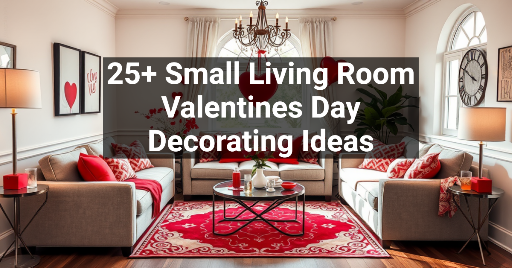 25+ Small Living Room Valentines Day Decorating Ideas