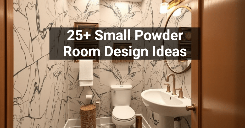 25+ Small Powder Room Design Ideas