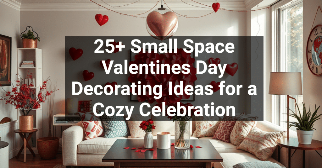 25+ Small Space Valentines Day Decorating Ideas for a Cozy Celebration