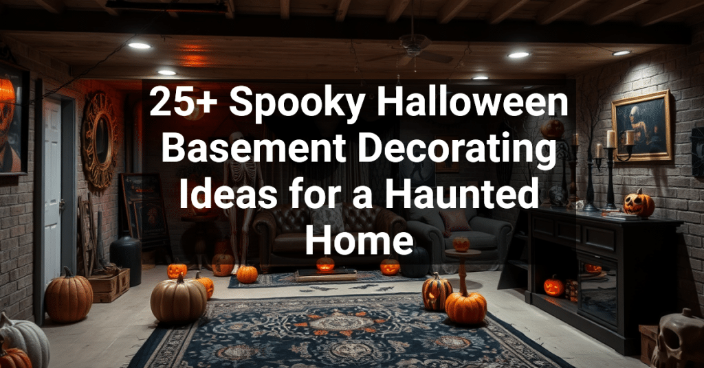 25+ Spooky Halloween Basement Decorating Ideas for a Haunted Home