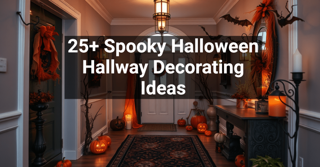 25+ Spooky Halloween Hallway Decorating Ideas