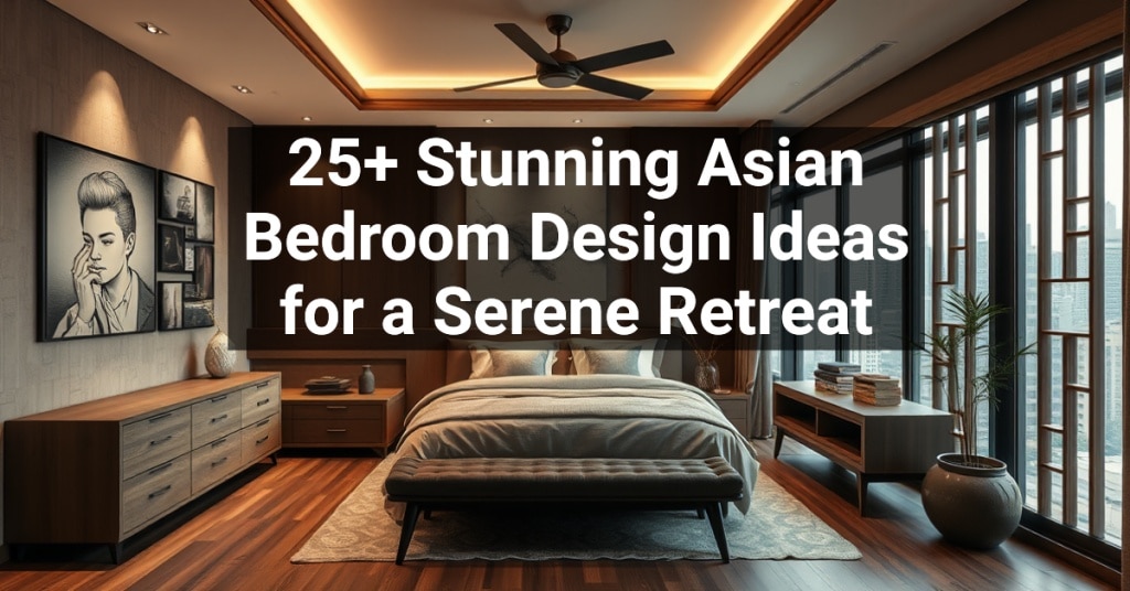 25+ Stunning Asian Bedroom Design Ideas for a Serene Retreat