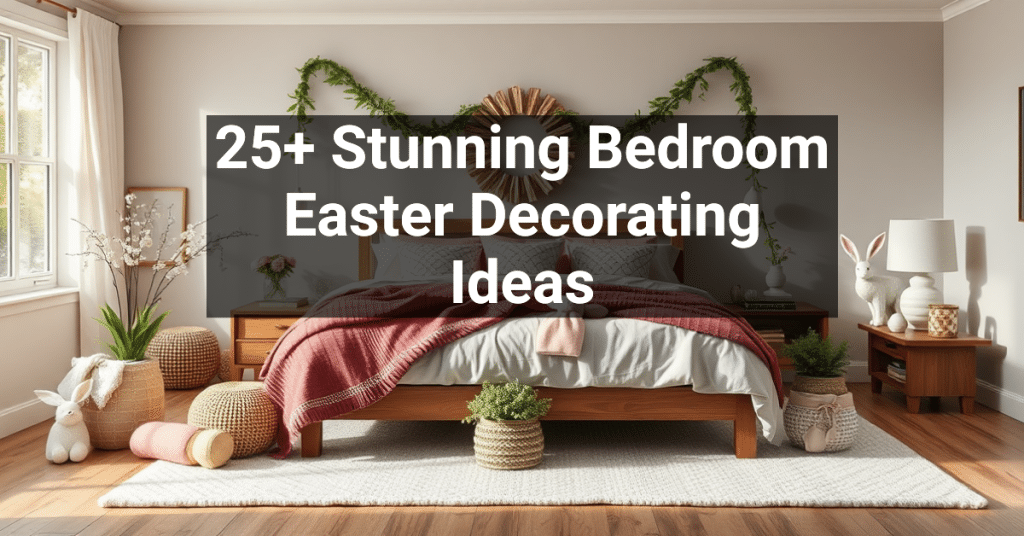 25+ Stunning Bedroom Easter Decorating Ideas