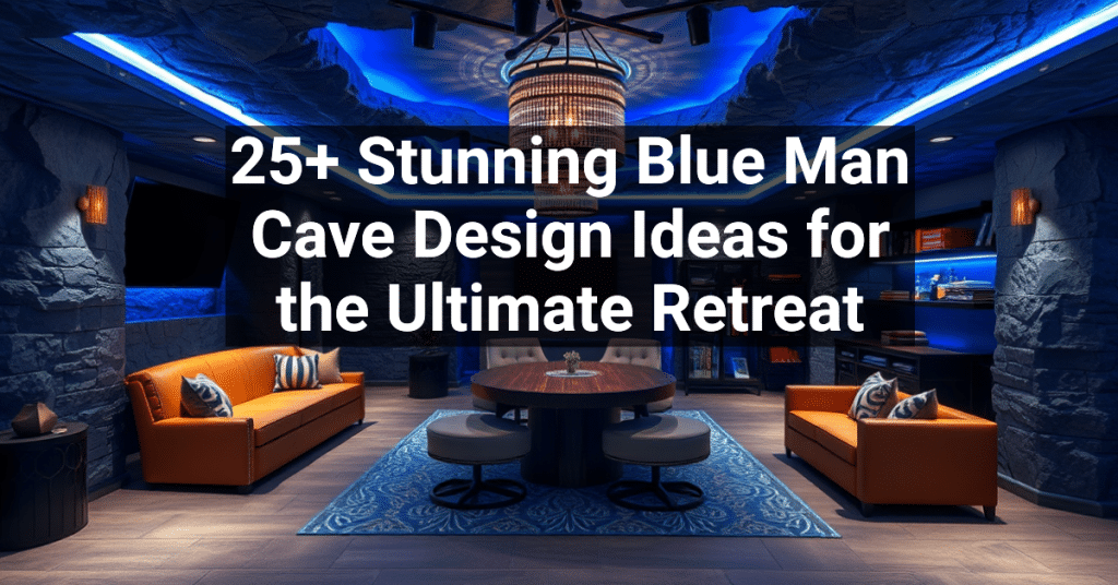 25+ Stunning Blue Man Cave Design Ideas for the Ultimate Retreat