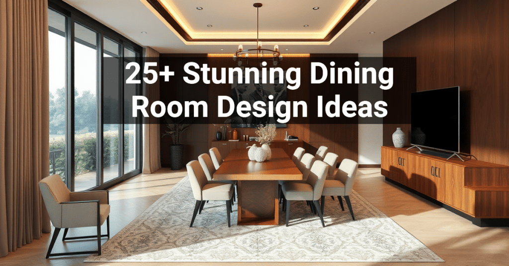 25+ Stunning Dining Room Design Ideas