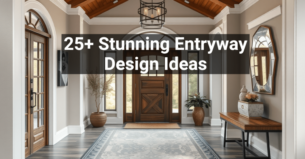 25+ Stunning Entryway Design Ideas