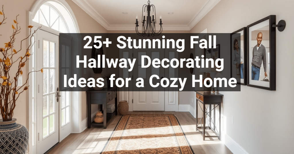 25+ Stunning Fall Hallway Decorating Ideas for a Cozy Home