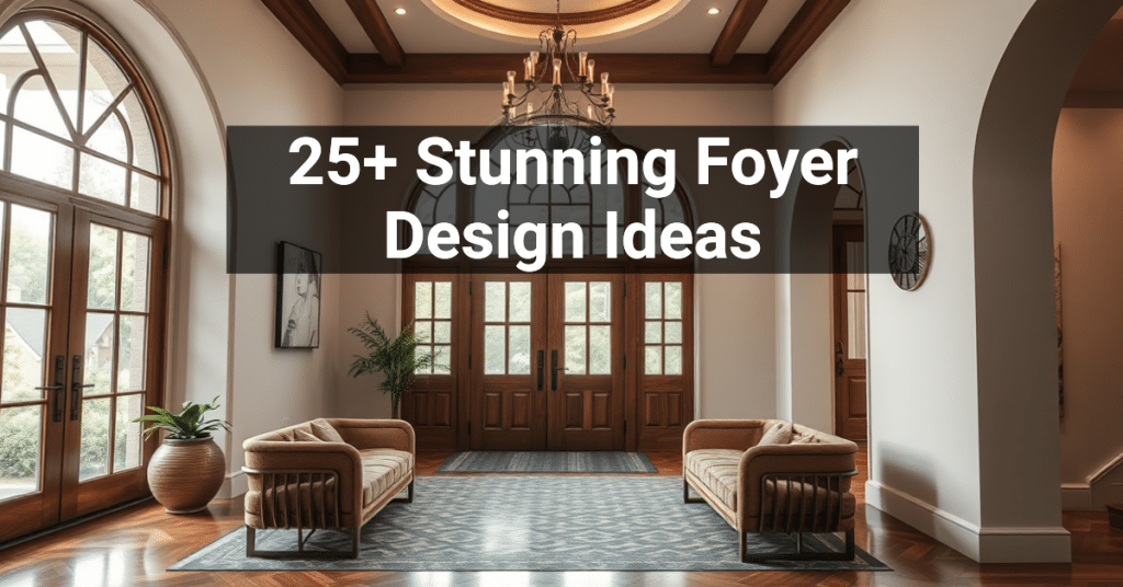 25+ Stunning Foyer Design Ideas