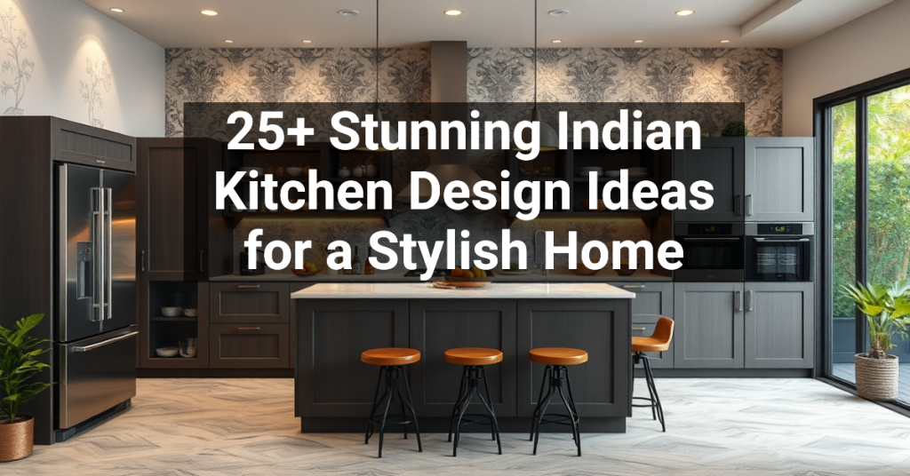 25+ Stunning Indian Kitchen Design Ideas for a Stylish Home