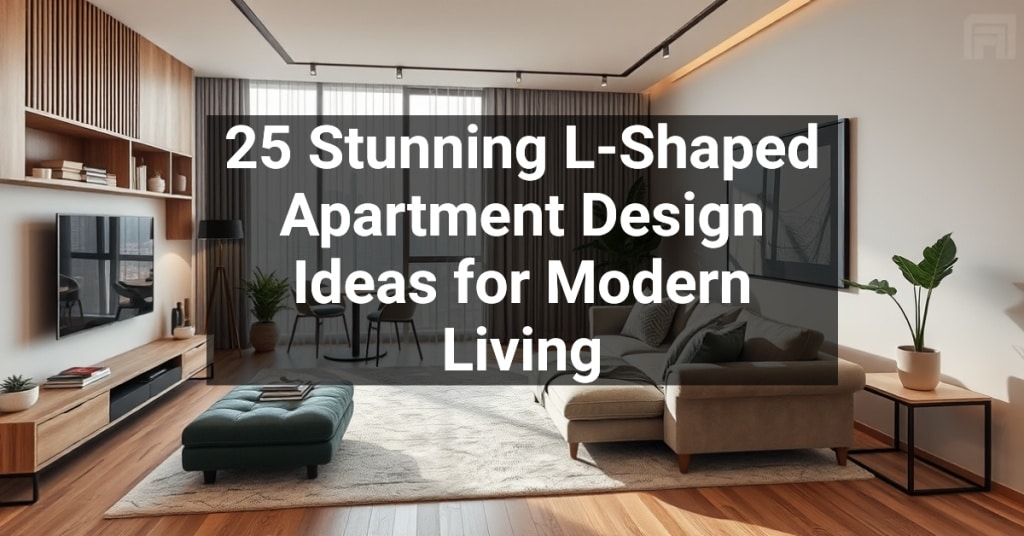 25 Stunning L-Shaped Apartment Design Ideas for Modern Living