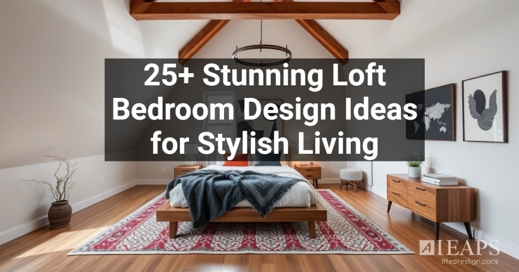 25+ Stunning Loft Bedroom Design Ideas for Stylish Living