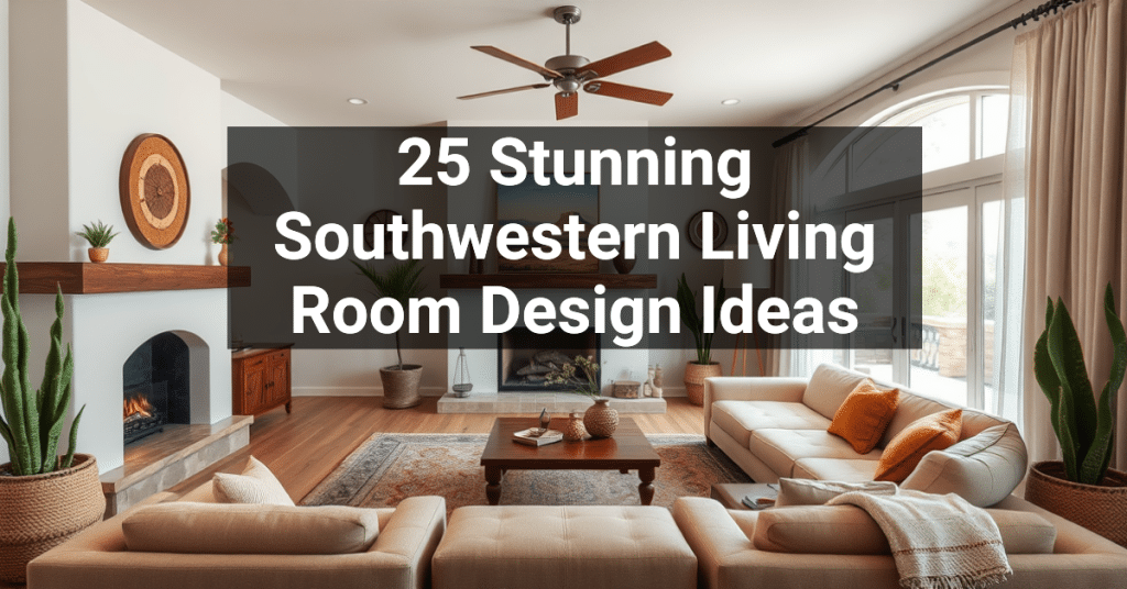 25 Stunning Southwestern Living Room Design Ideas