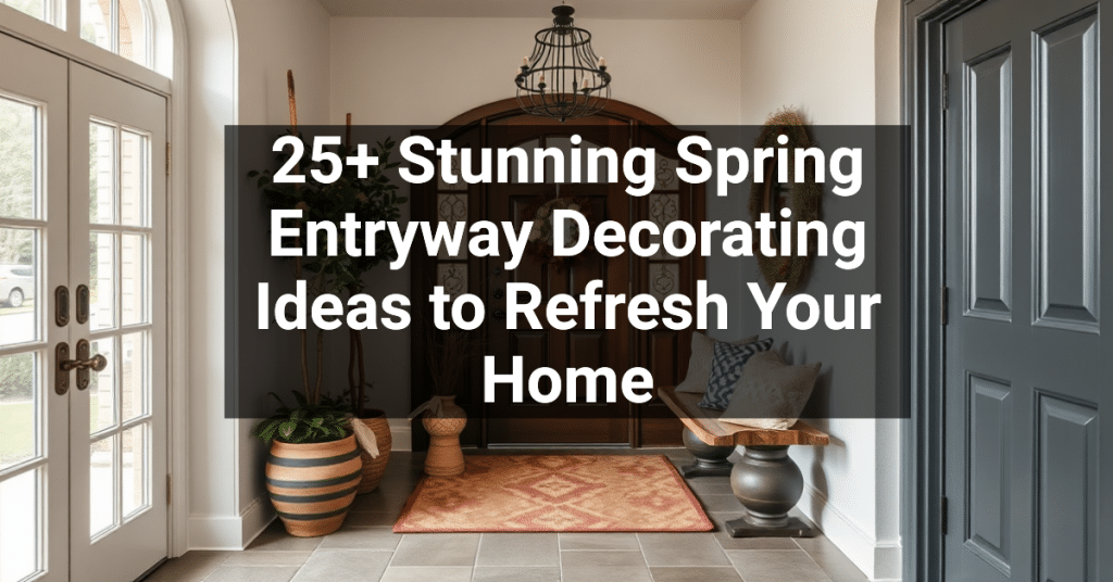 25+ Stunning Spring Entryway Decorating Ideas to Refresh Your Home