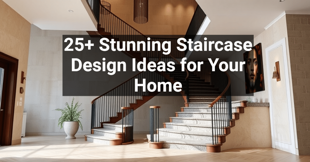 25+ Stunning Staircase Design Ideas for Your Home