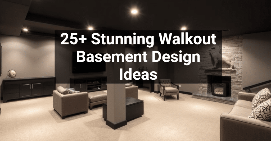 25+ Stunning Walkout Basement Design Ideas