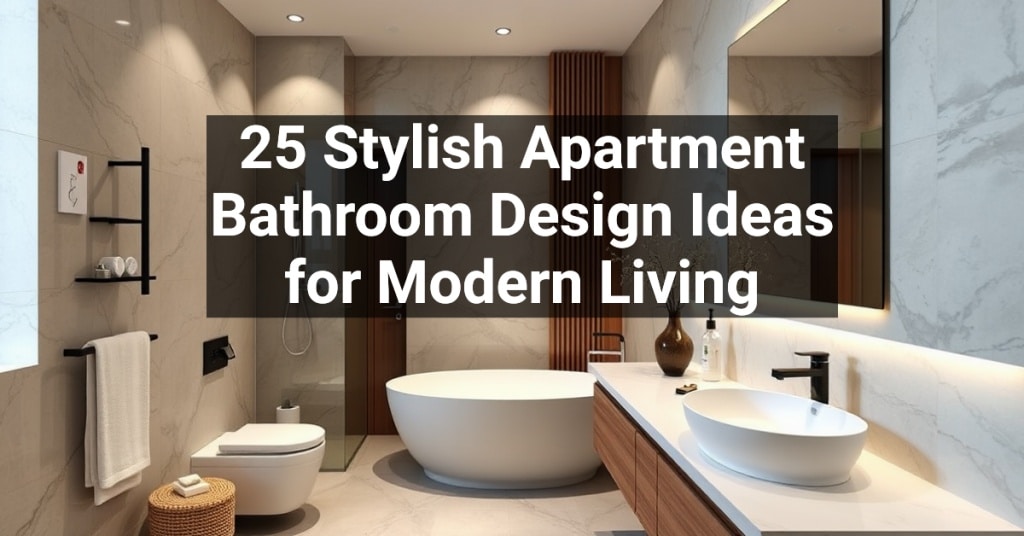 25 Stylish Apartment Bathroom Design Ideas for Modern Living