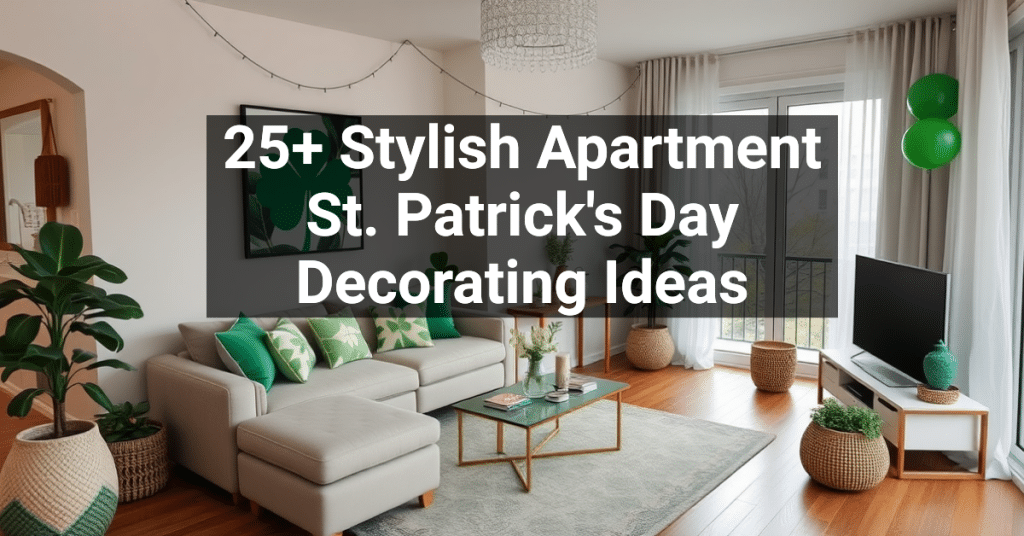 25+ Stylish Apartment St. Patrick's Day Decorating Ideas