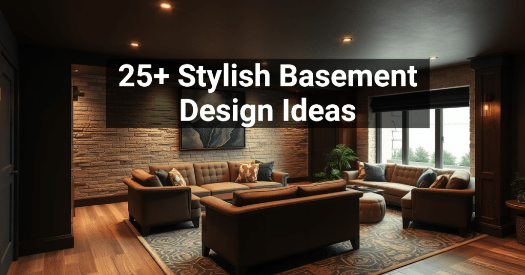 25+ Stylish Basement Design Ideas