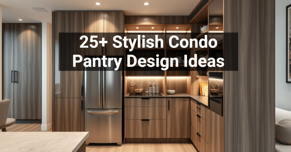 25+ Stylish Condo Pantry Design Ideas