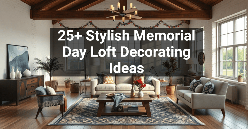 25+ Stylish Memorial Day Loft Decorating Ideas