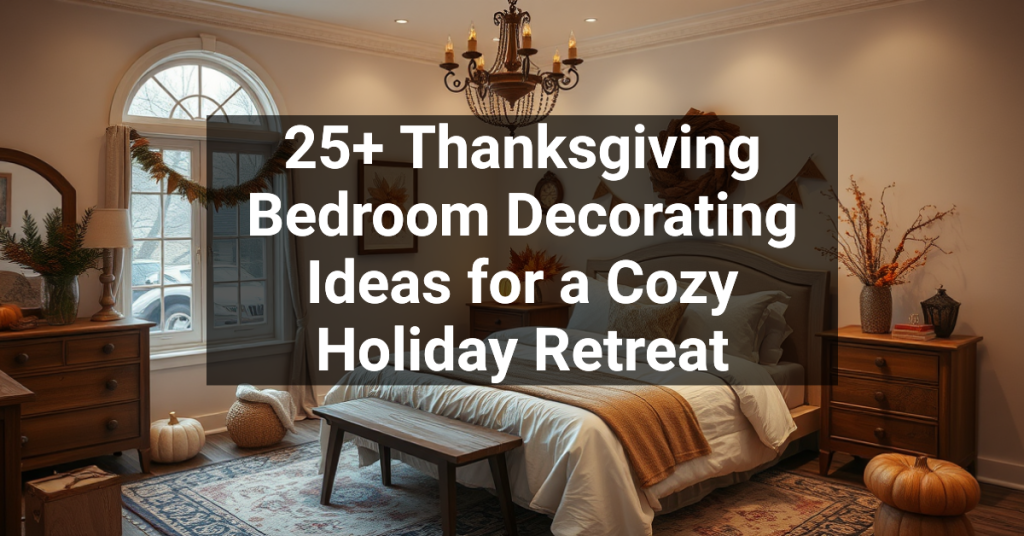 25+ Thanksgiving Bedroom Decorating Ideas for a Cozy Holiday Retreat