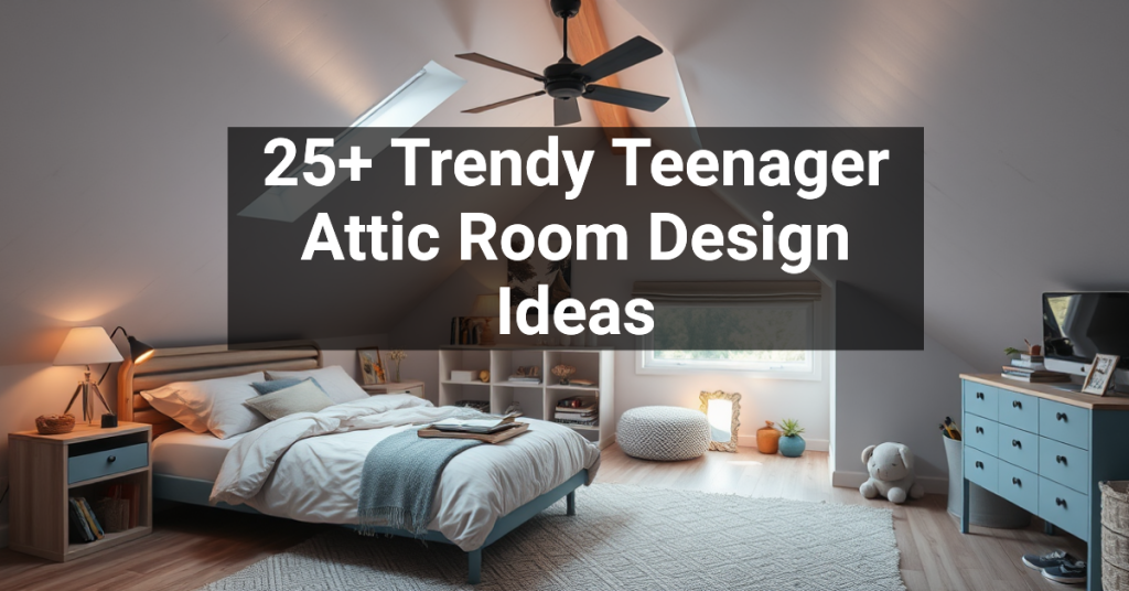 25+ Trendy Teenager Attic Room Design Ideas