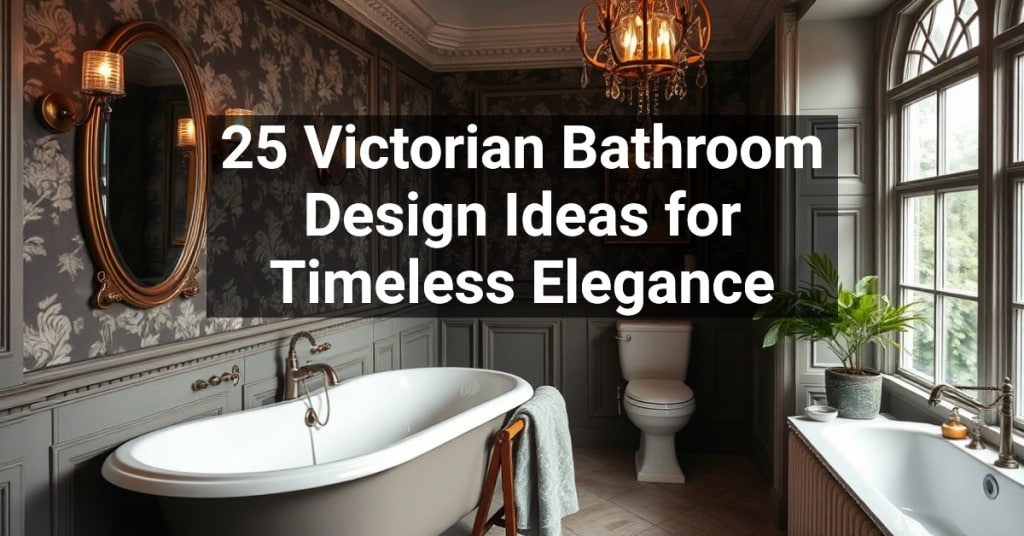 25 Victorian Bathroom Design Ideas for Timeless Elegance