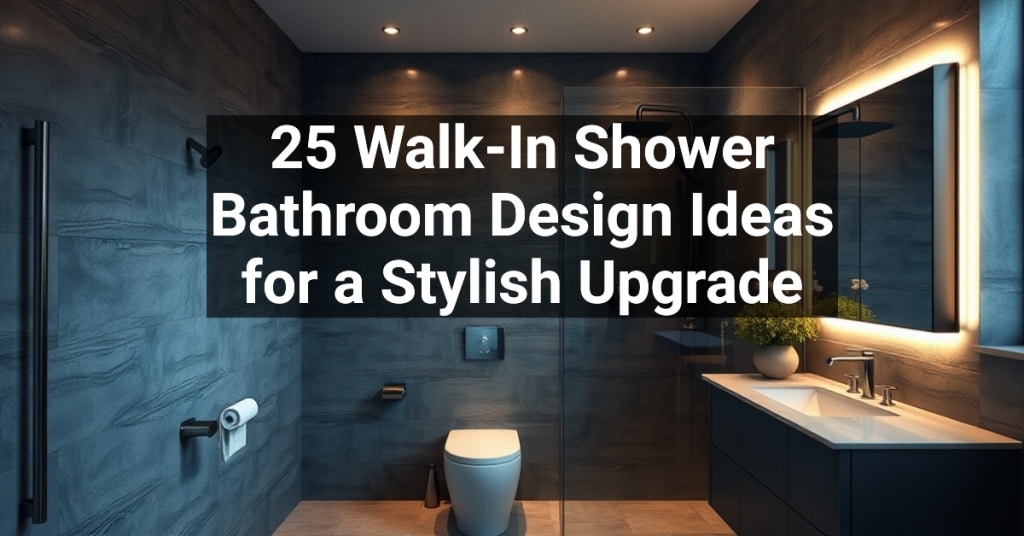 25 Walk-In Shower Bathroom Design Ideas for a Stylish Upgrade