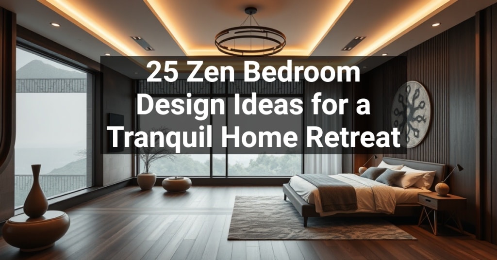 25 Zen Bedroom Design Ideas for a Tranquil Home Retreat